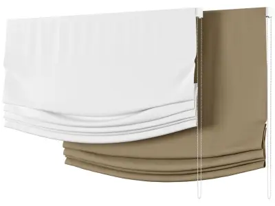 Roman Curtains 139 Relax Roman Shades Vitra 3D model