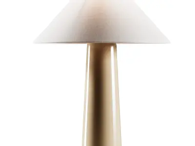 Milk  Sugar Isla Ceramic Table Lamp 3D model