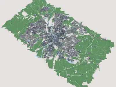 York City United Kingdom 3D model