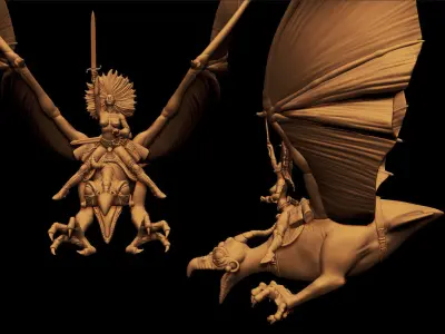 Heavy Metal Taarna  3D print model