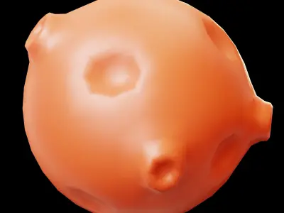 Space and planet item pack Low-poly 3D model