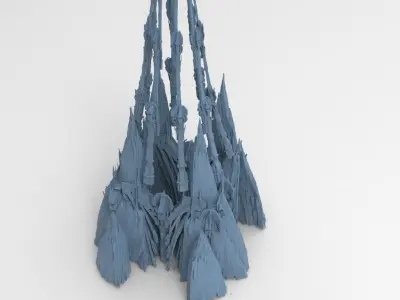 Iron Keep Rocks  3D model