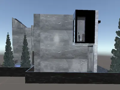 3D House Modeling Free 3D model