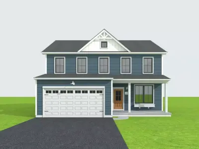 Cape Cod House 16 3D model