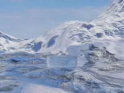 Ice Enviroment 3D model