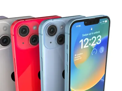 iPhone14 Full Colors 3D model