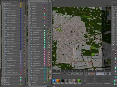 Mexico City USA Feb 2021 Low-poly 3D model Low-poly 3D model