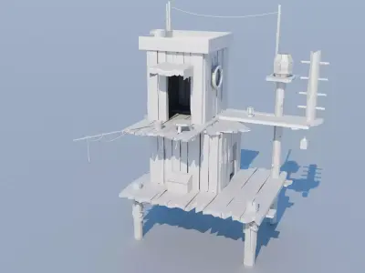 House 01 3D model 3D model