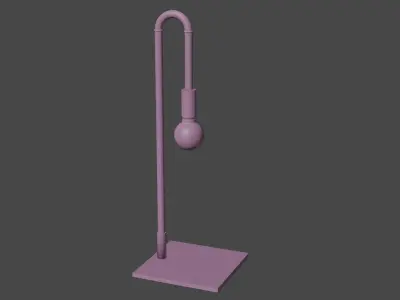 disk lamp Free 3D model