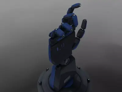 robot hand movment 3D model