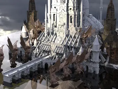 Royal Bloodlines King Temple Palace  3D model