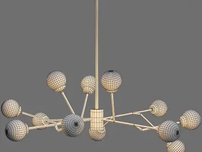 Dallas Chandelier 3D model