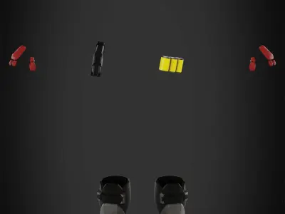 Overwatch Soldier-76 Armor and Accessories for Cosplay 3D print model