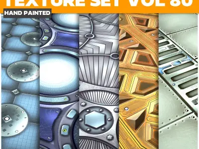 Scifi Vol 80- Game PBR Textures Texture