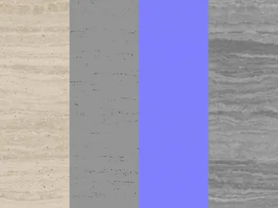 Classic Light Travertine Texture