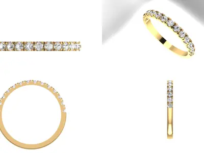 Finger Rings collection printable 3D print model shop