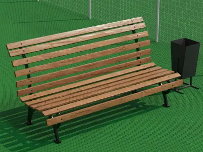 Modular Playground Pack Low-poly 3D model