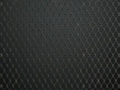 Vintage Barbed Wire Mesh Iron Guard PBR Seamless Texture