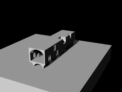 Vault House by Johnston Marklee 3D model