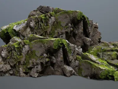 Mountain Low-poly 3D model purchase