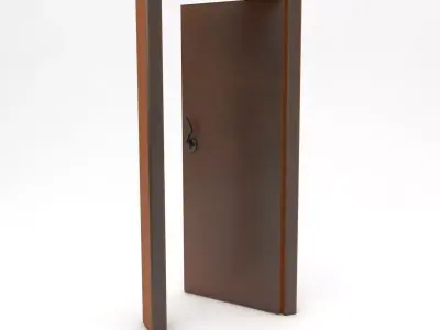 Doors open door Free 3D model