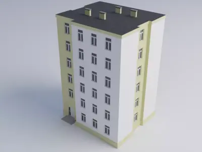 Apartment building 3D model