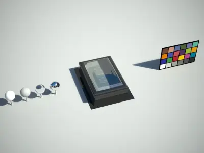 Skylight or Roof Access Low-poly 3D model