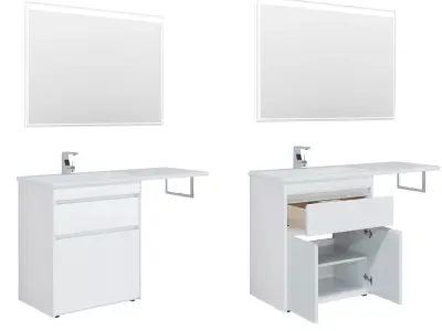 Tokyo floor furniture set 110-120-130 L-R doors 3D model