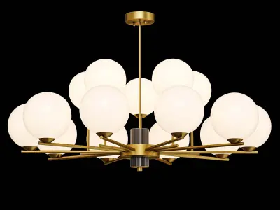 VERNER 10 lamps Low-poly 3D model