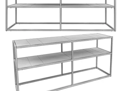shelves Newton 3D model