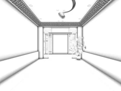 Business Restaurant - Coffee - Banquet  71 3D model