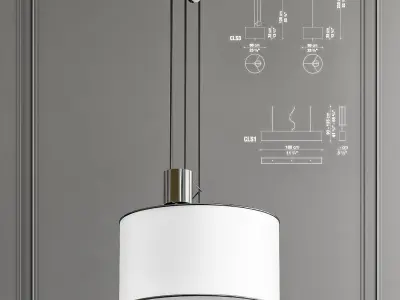 LEUKON leekon pendant lamp 3D model