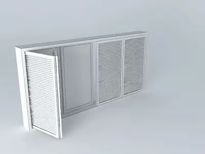 janelaedson sliding door Free 3D model