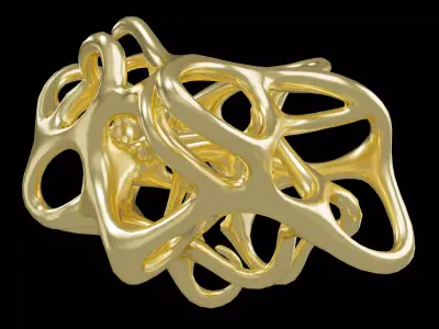 Abstract Shape v39 001 Low-poly 3D model