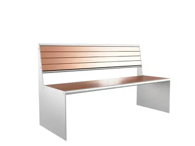 Modern Bench pack 3 3D model