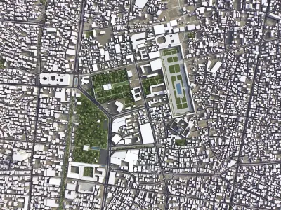Isfahan Low-poly 3D model