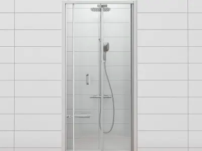 Shower doors Ravak BLIX 3D model