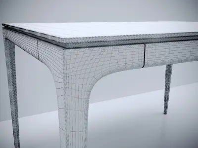 Adam Court Dining Table 3D model