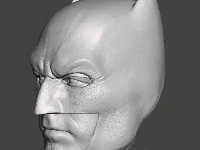 Batfleck BvS Batman Head 3D model