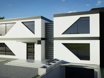 Modern house 3D model