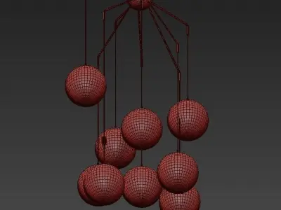 Sedona LED Chandelier 3D model