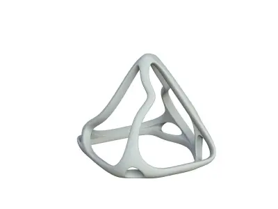 SciFi Cube Object No 62544 Low Poly Shape Low-poly 3D model