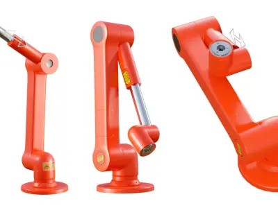 Robohand rigging 3D model