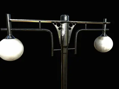 Street Light PBR Low-poly 3D model