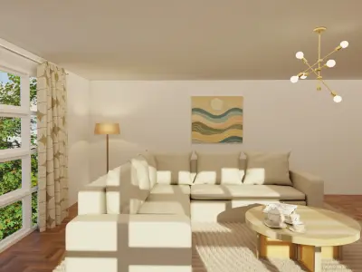 Living Room Interior design 3D model get