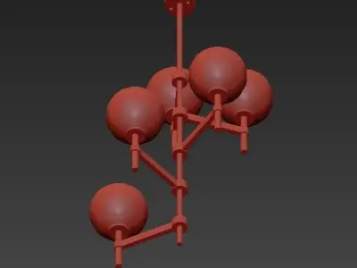 Chandelier Jade 3D model