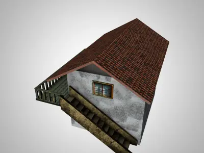 Small Residential House 3D model