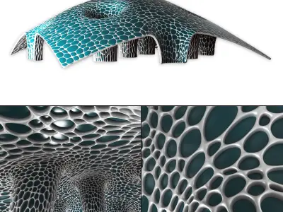 Biomica cell oval cage 3D model