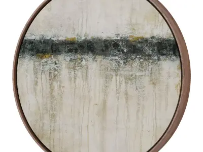 Abstract Painting Frame set 3D model 781