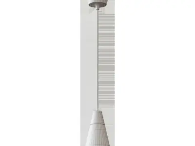 RESTAD Pendant lamp cone  white 3D model